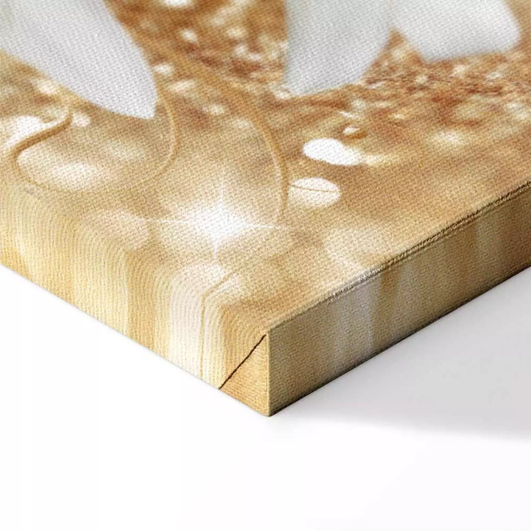 Kanva ar lilijam uz zelta fona - Zelta pušķis, 90519 ART XL