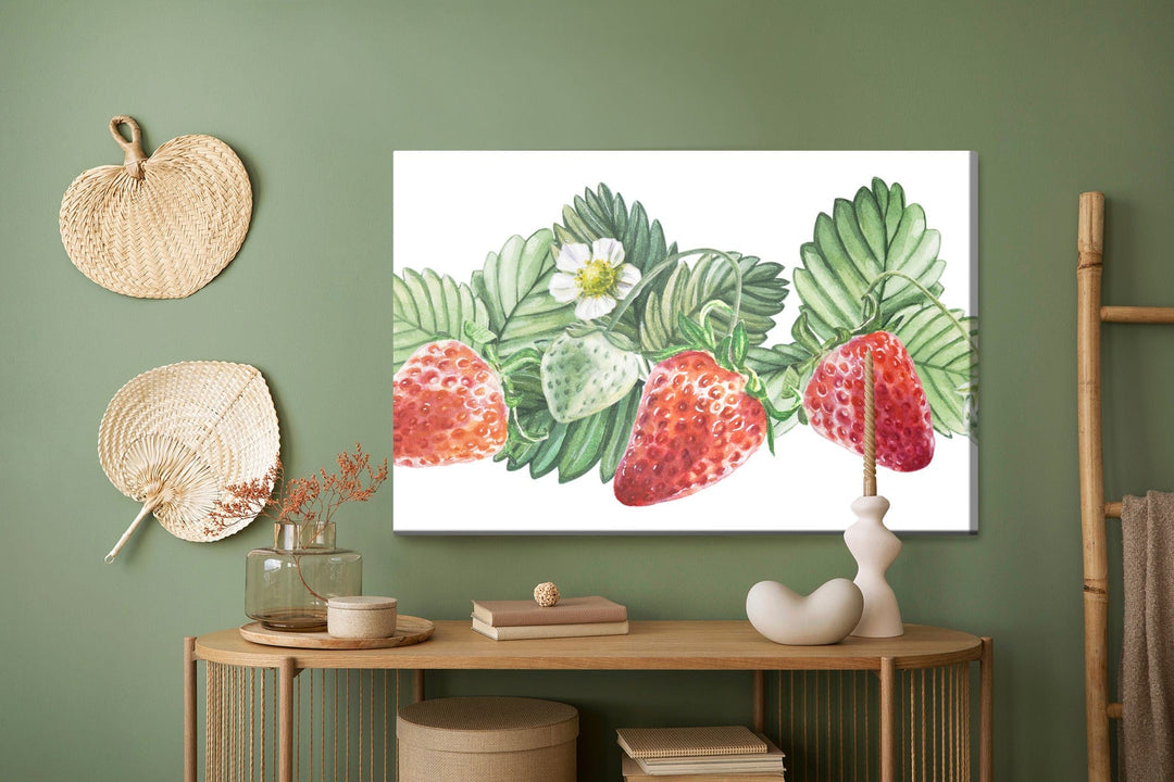 Kanva - Zemenes ar ziediem, N-651 X-ART