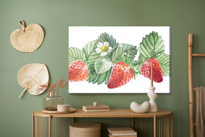 Kanva - Zemenes ar ziediem, N-651 X-ART