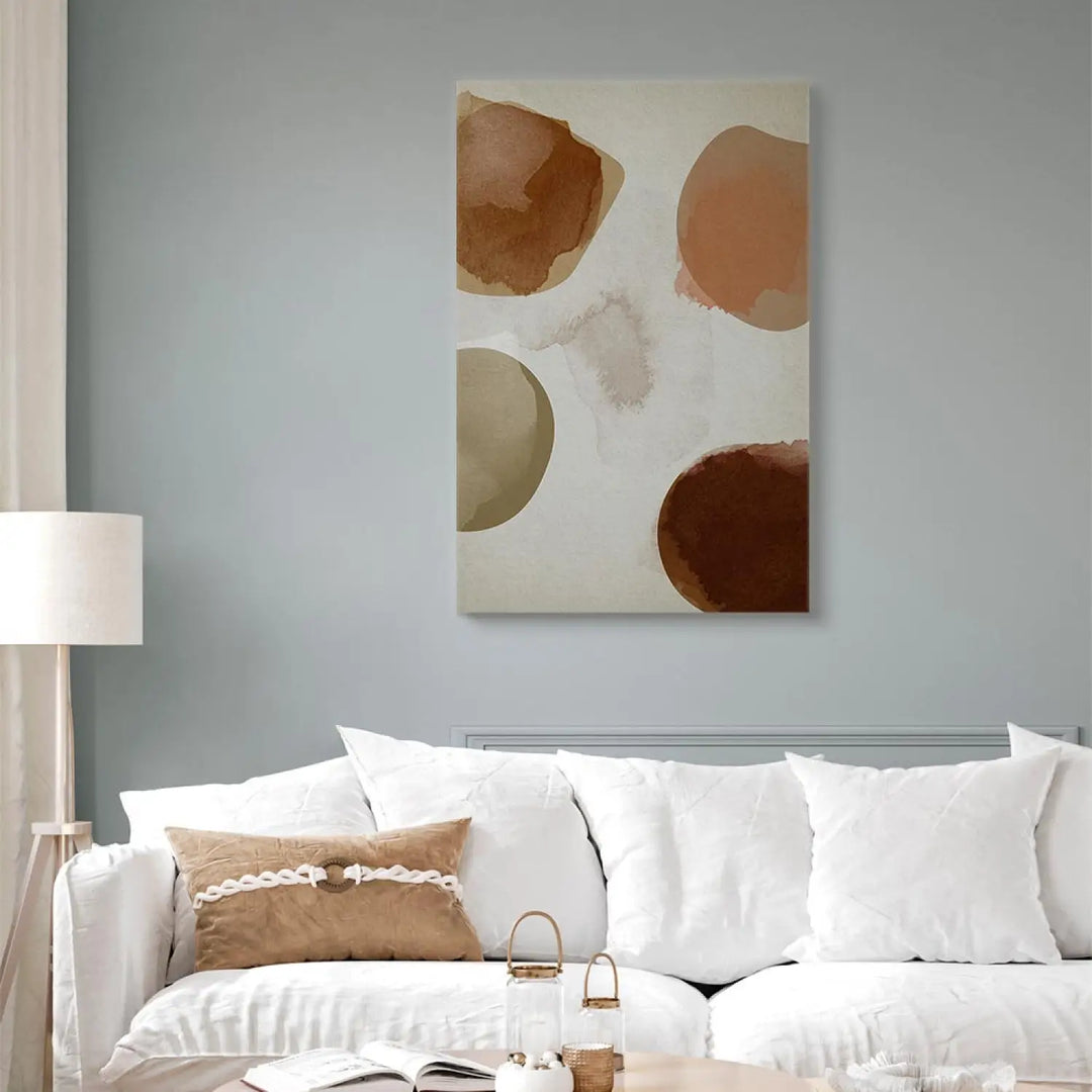 Canvas-taulut Beige abstraktio (x 1)