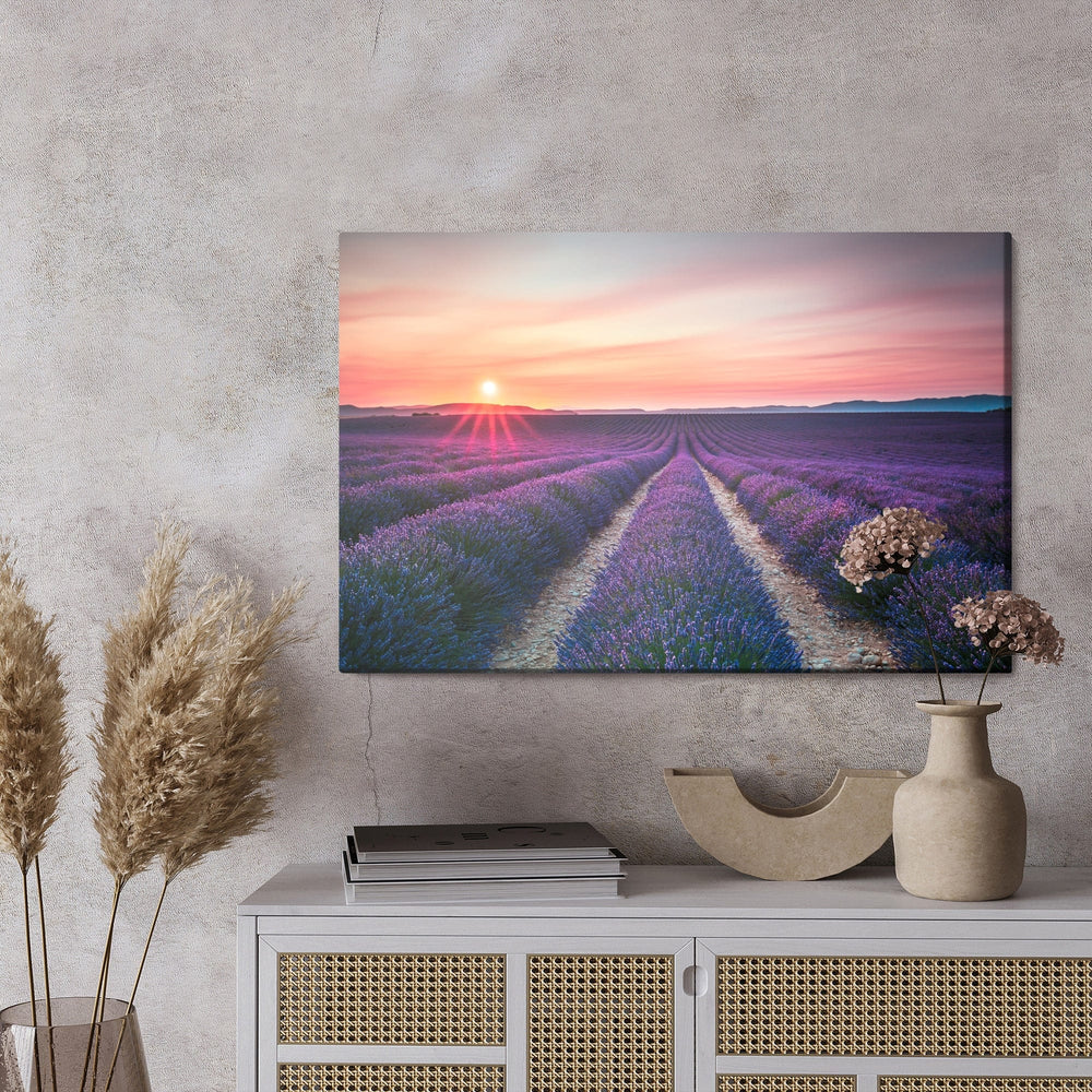 Kanva - Ziedošas lavandas lauks X-ART