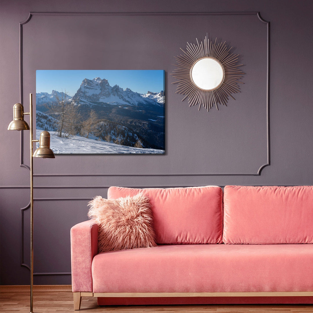 Kanva - Ziemas 3D kalnu ainava, N-1075 X-ART