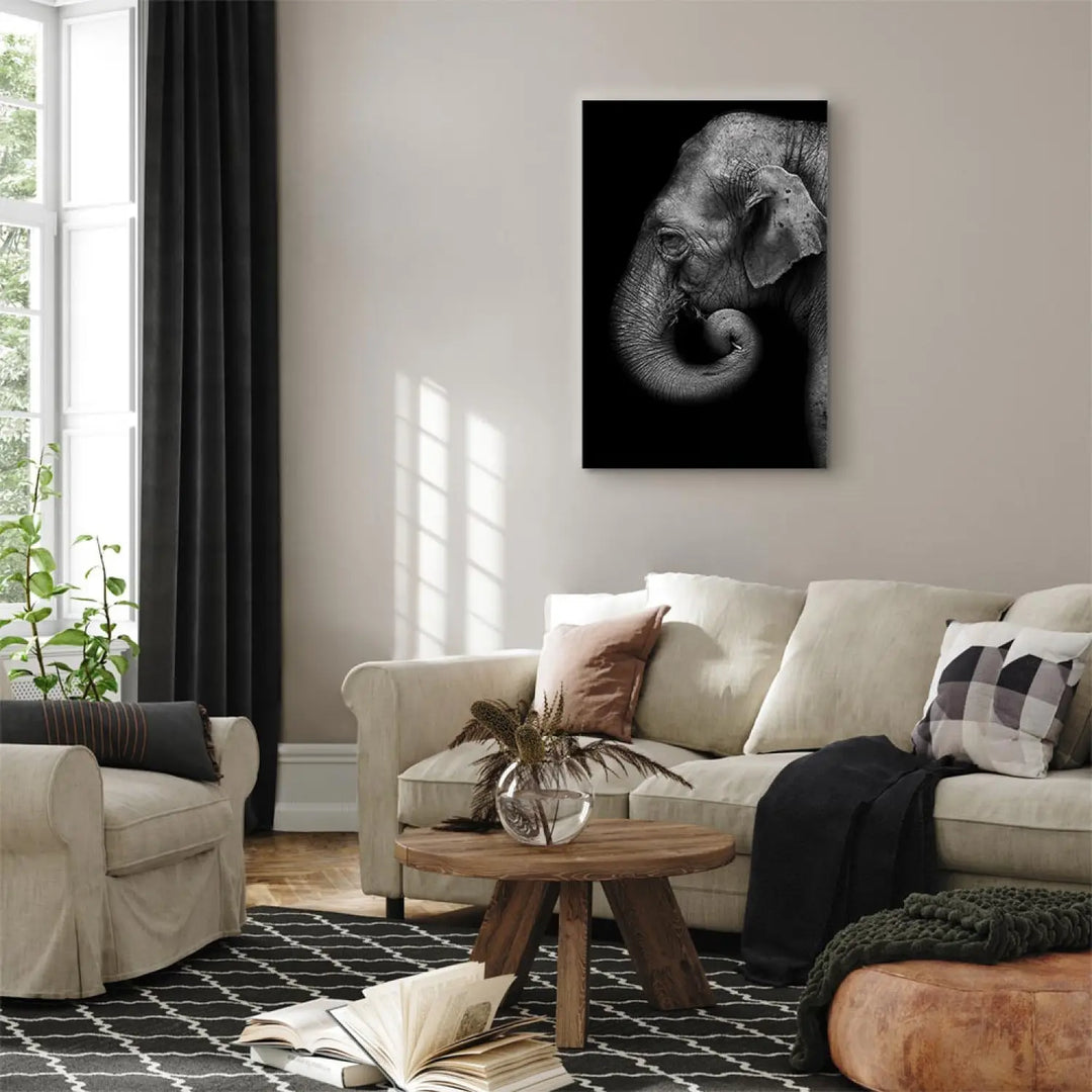 Canva Portrait of an elephant (x 1)