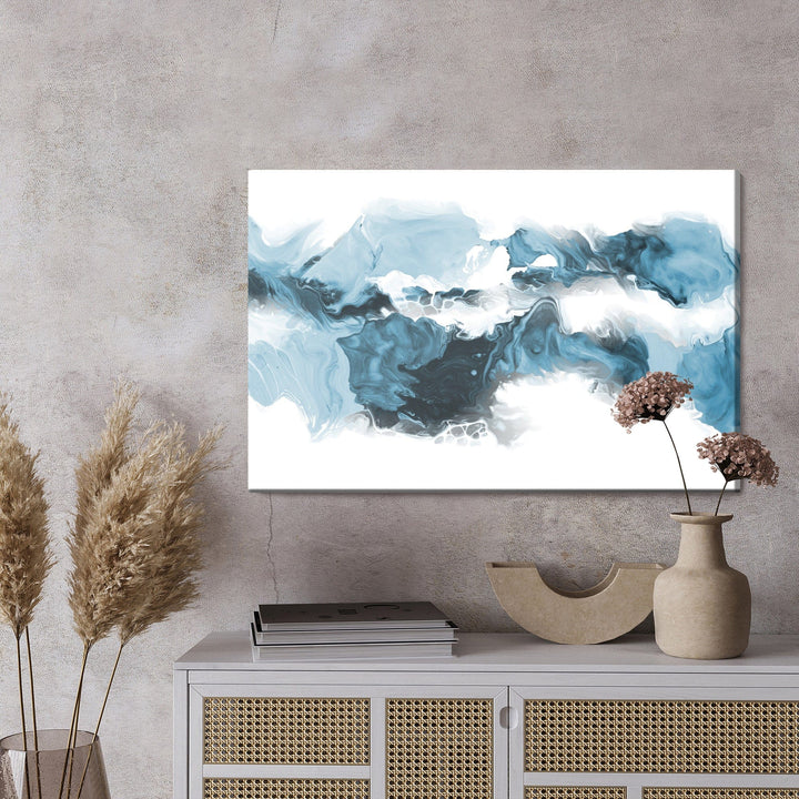 Kanva - Zils abstrakts vilnis, N-873 X-ART