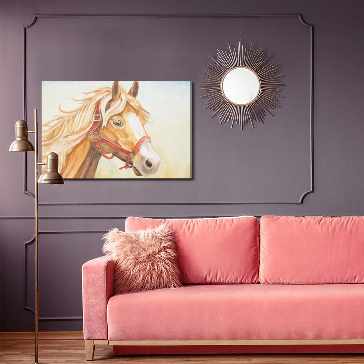 Kanva - Zirgs, gleznojums ar akvareļkrāsām X-ART