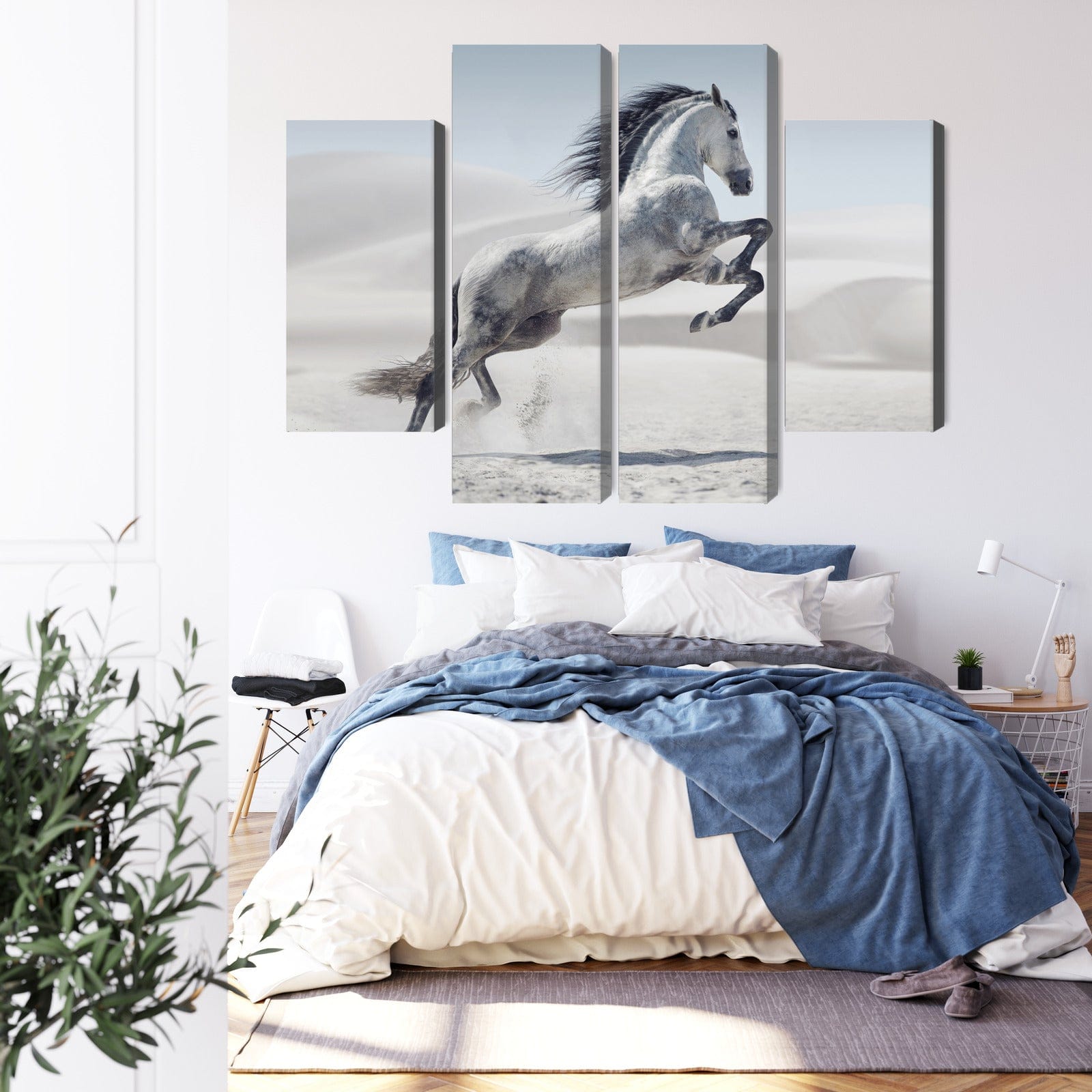 Kanva - Zirgs tuksnesī 3D, N-4606 X-ART