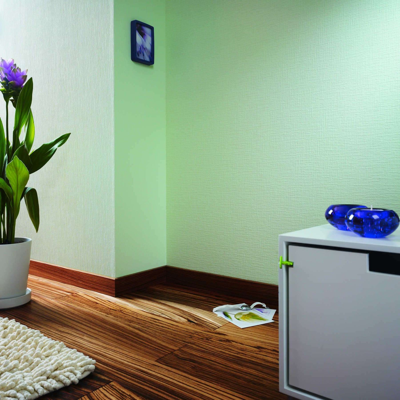 Baltas struktūras tapetes AS Creation 574619 (0.53x10m) AS Creation