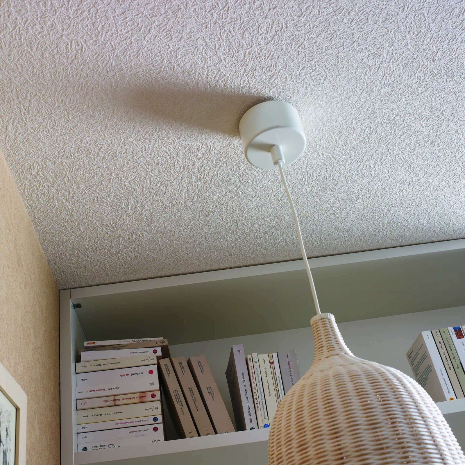 Krāsojamās tapetes ar apmetuma izskatu - baltas 643018 (1.06x25m) AS Creation