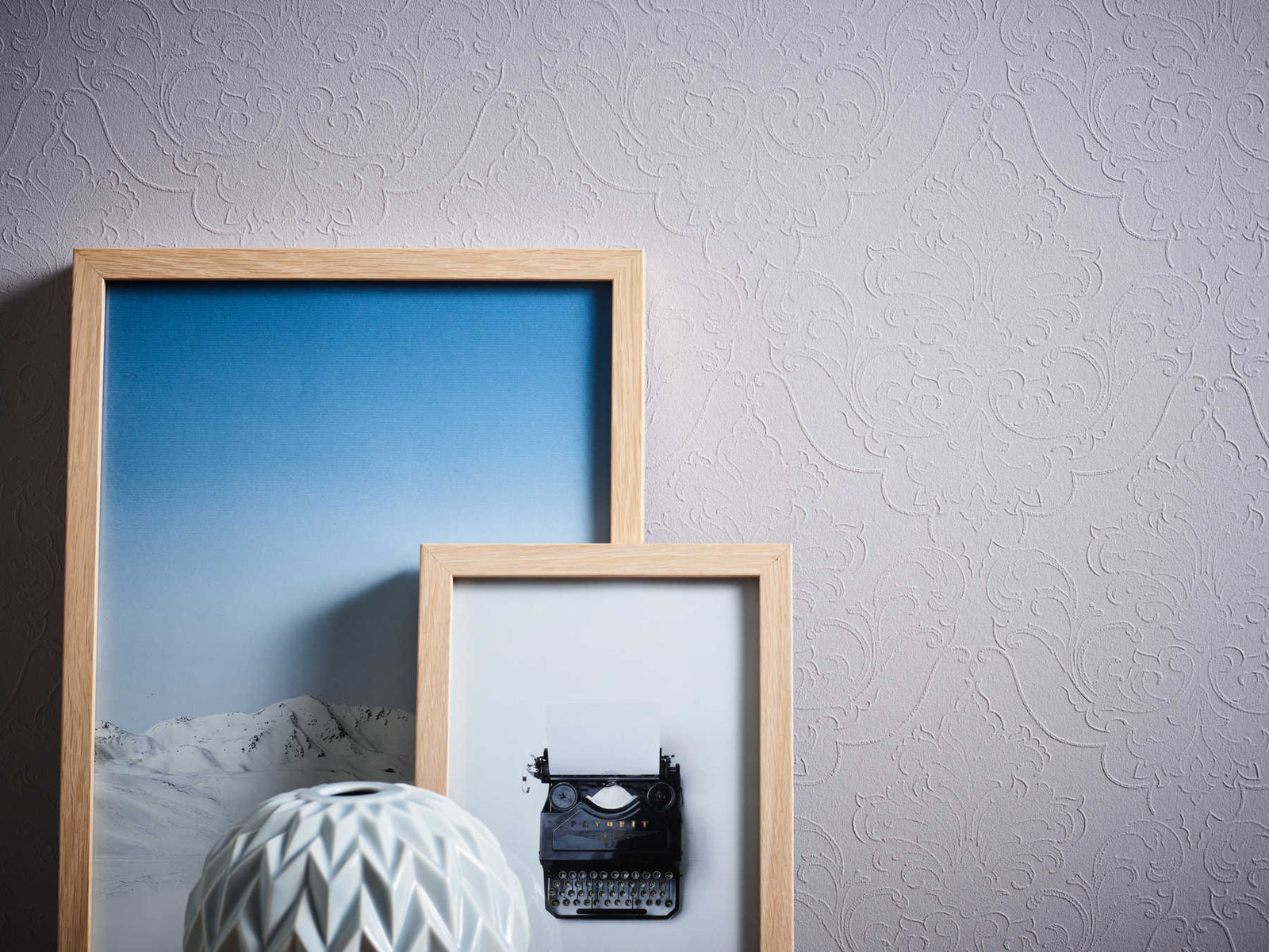 Krāsojamas tapetes ar baroka ornamentu, 961914, 1.06x25m, Ekoloģiskas AS Creation