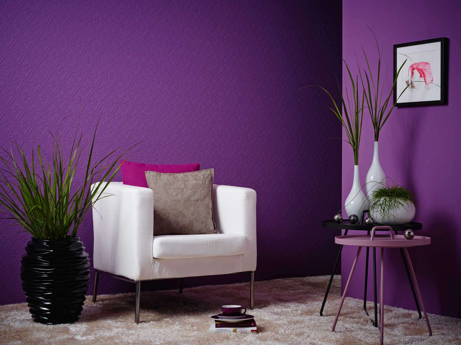 Krāsojamas tapetes ar smalku faktūru 965615 (0.53x10m) AS Creation