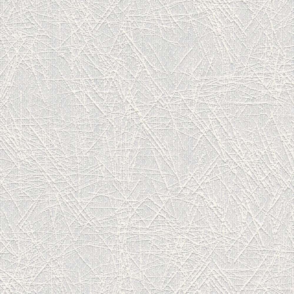 Krāsojamās tapetes ar grafisku līnijas rakstu, baltas  AS 167613 AS Creation