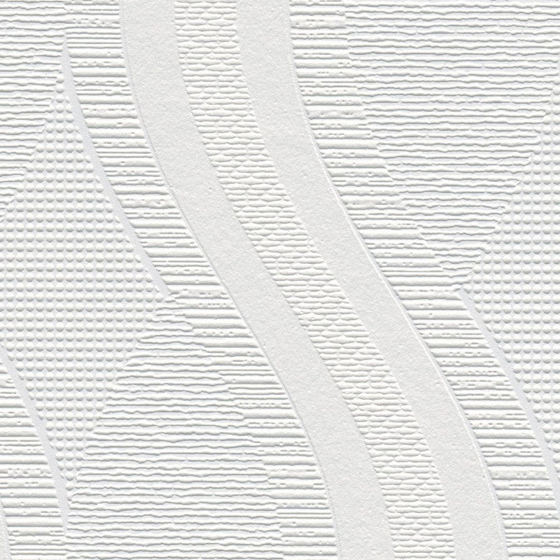 Krāsojamas tapetes ar līnijām retro stilā, 727241, (1.06x25m) PRO AS Creation