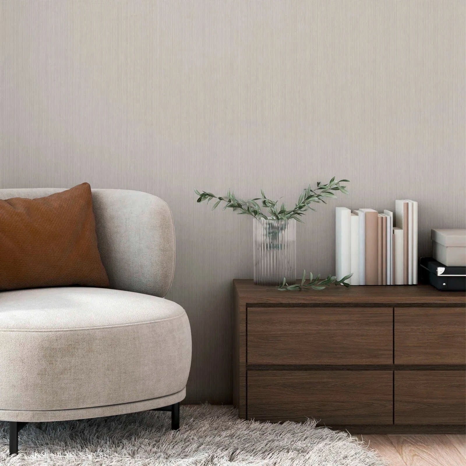 Krāsojamas tapetes ar līnijveida tekstūras rakstu, 949318, elokoģiskas AS Creation