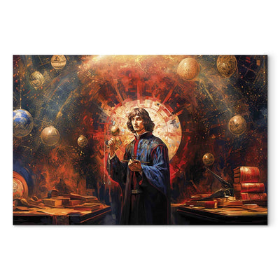 Lielformāta glezna - Koperniks mūsdienu skatījumā, 151546, XXL izmērs Tapetenshop.lv