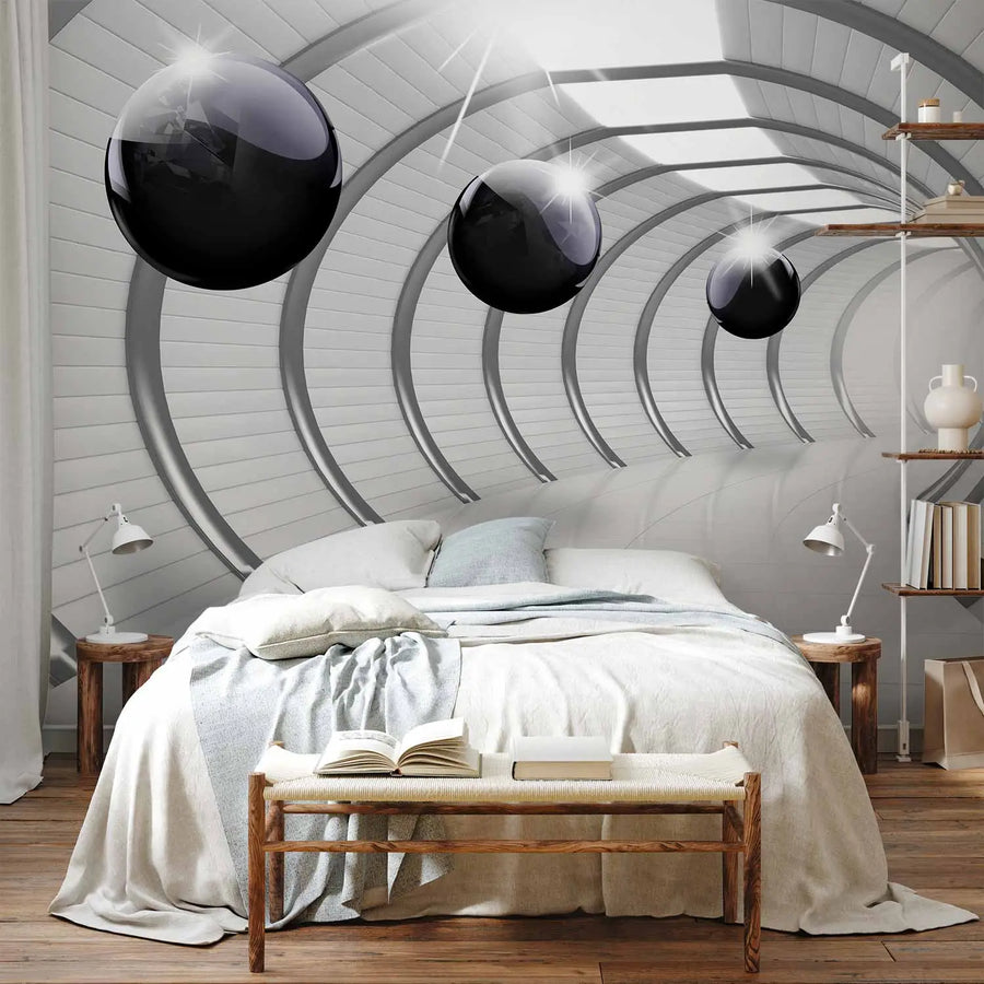 Lielformāta modernas fototapetes - Futūristiskais tunelis, 90457, 500x280 cm Tapetenshop.lv