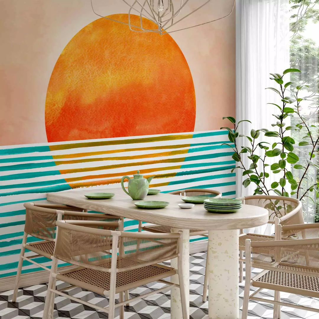 Fototapetes - Jūras ainava spilgtās krāsās, 137905