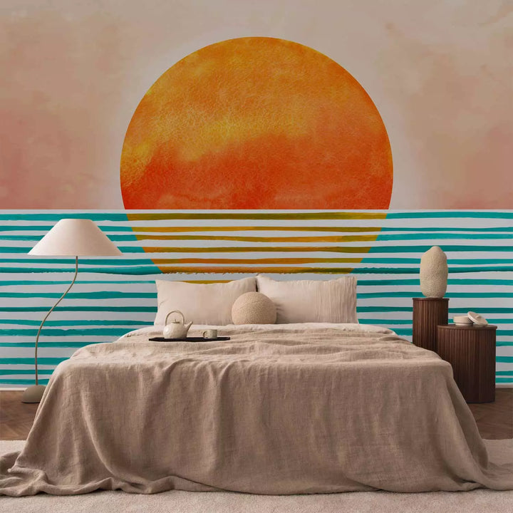 Fototapetes - Jūras ainava spilgtās krāsās, 137905