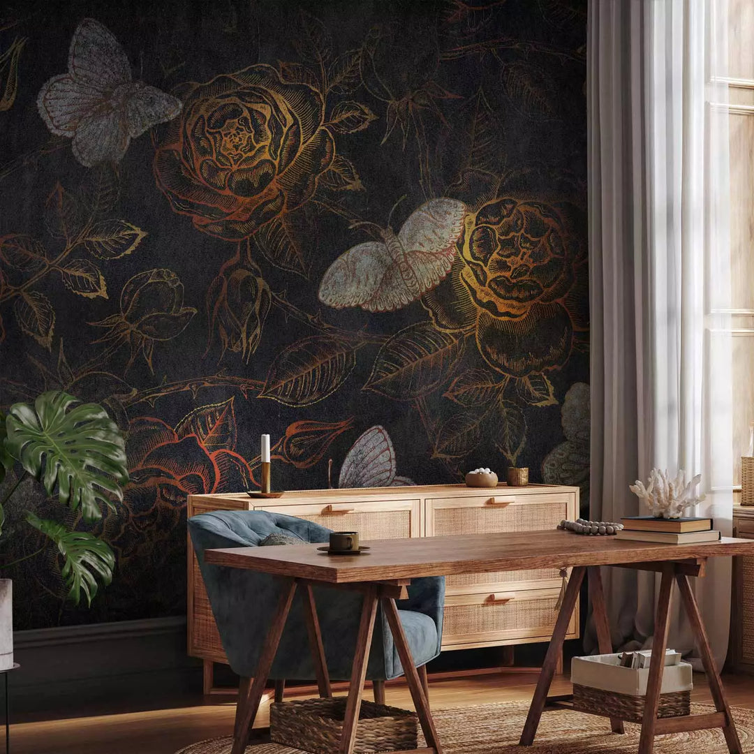 Wall Murals - Magic Night Flowers, 146369
