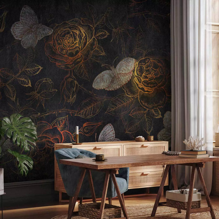 Wall Murals - Magic Night Flowers, 146369