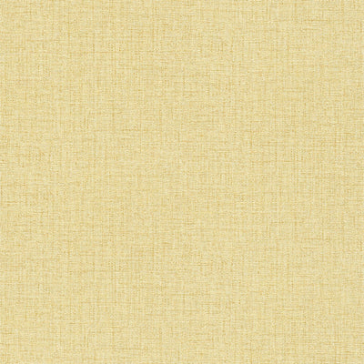 Matētas tapetes ar tekstila rakstu dzeltenā krāsā - 1360410 AS Creation