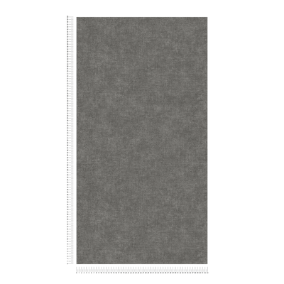 Melnas vienkrāsainas tapetes ar tekstila izskatu, 1404617 AS Creation