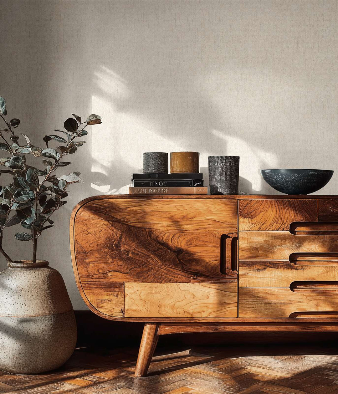 Vienkrāsainas tapetes ar mierīgu faktūru - balta, krēmkrāsas - 3012713 AS Creation