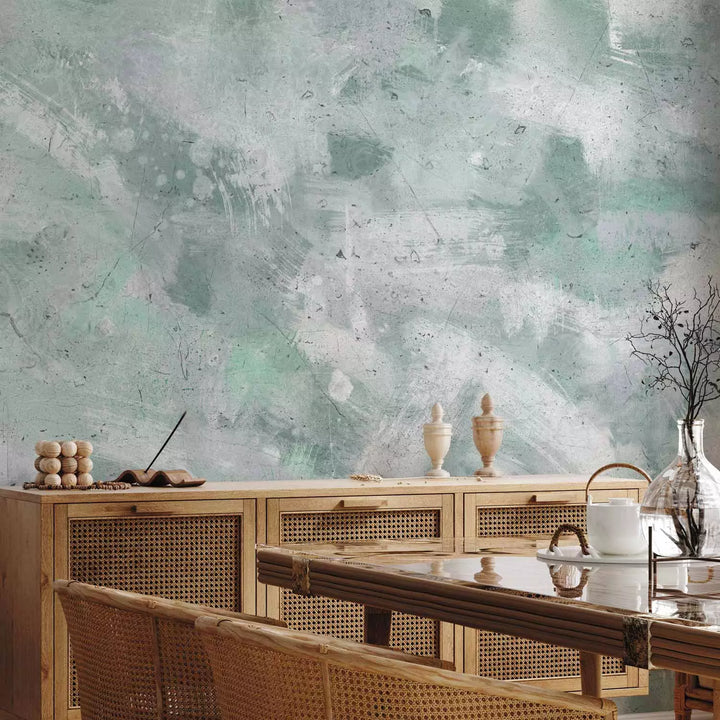 Fototapetes ar abstrakciju - Piparmētru abstrakcija, 135553