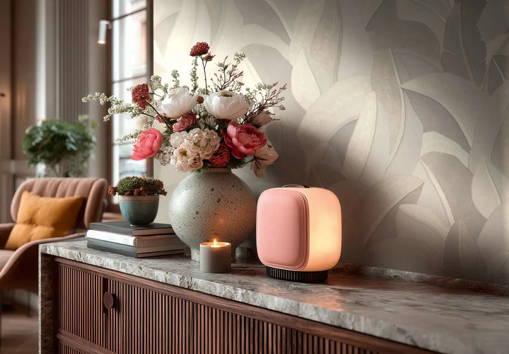 Modernas tapetes ar lapu formas tekstūru - krēmkrāsa - 3007573 AS Creation