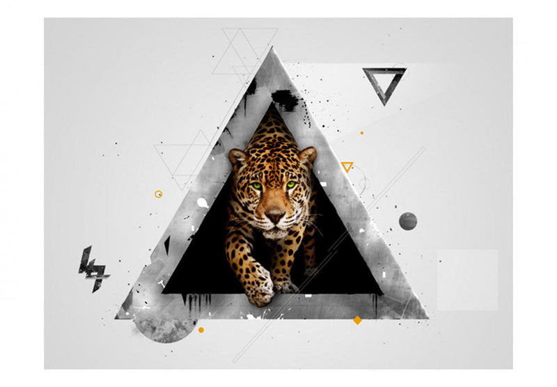 Modernas fototapetes ar leopardu - Mežonīga abstrakcija, 96631 G-ART
