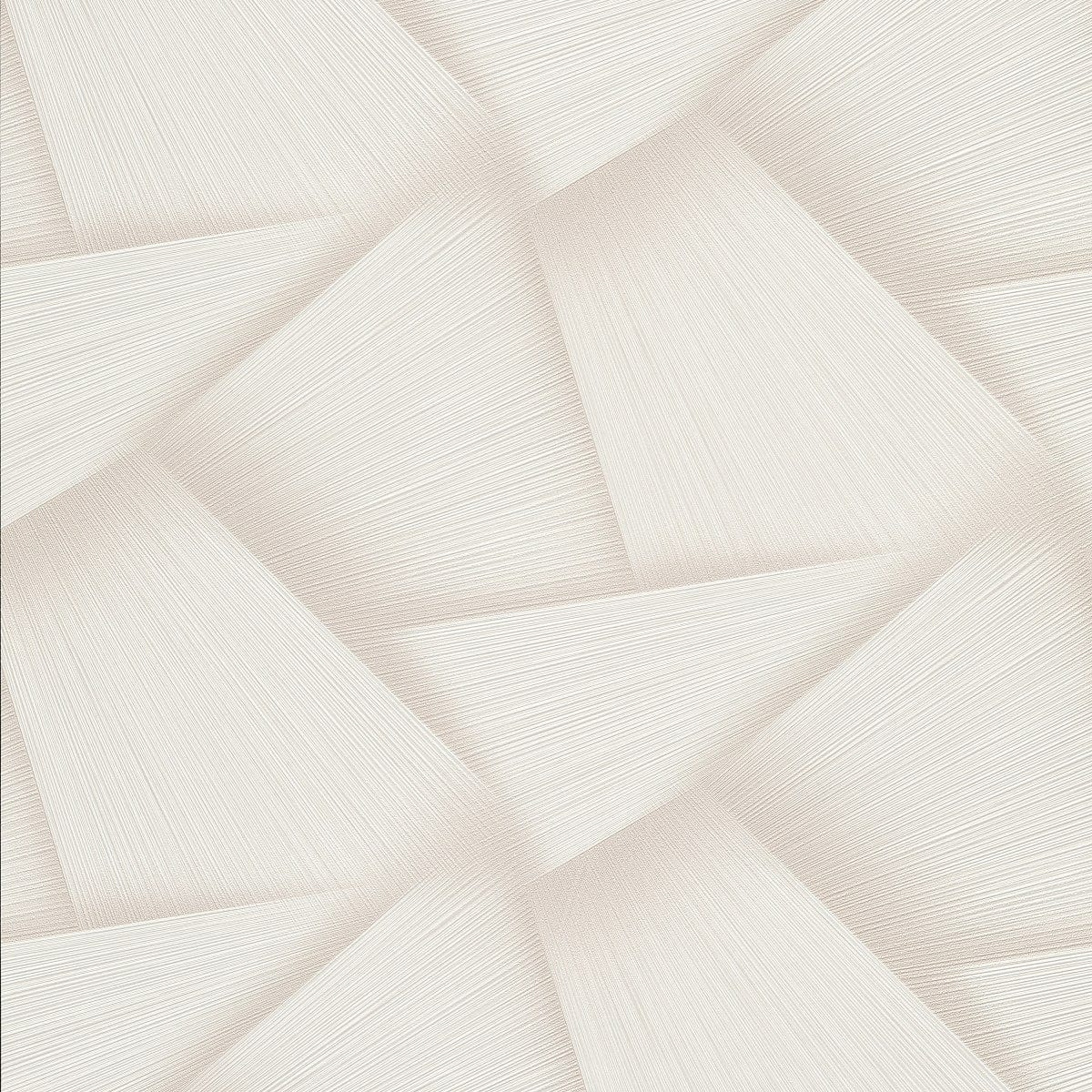 Modernas tapetes ar lielu ģeometrisku rakstu, krēmkrāsā/metālika - 3757362 Erismann