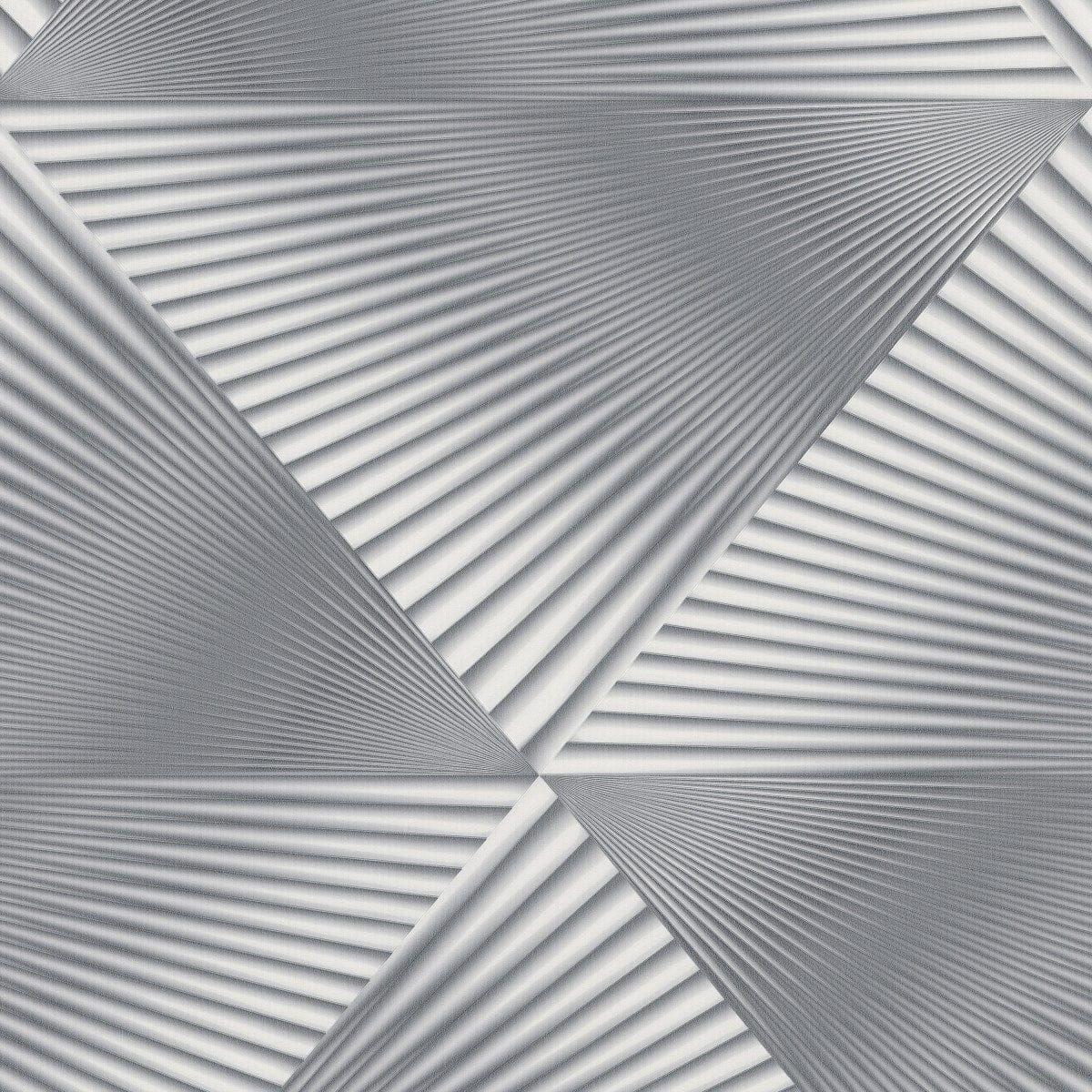 Modernas tapetes ar lielu ģeometrisku rakstu, pelēkā krāsā - 3760032 Erismann