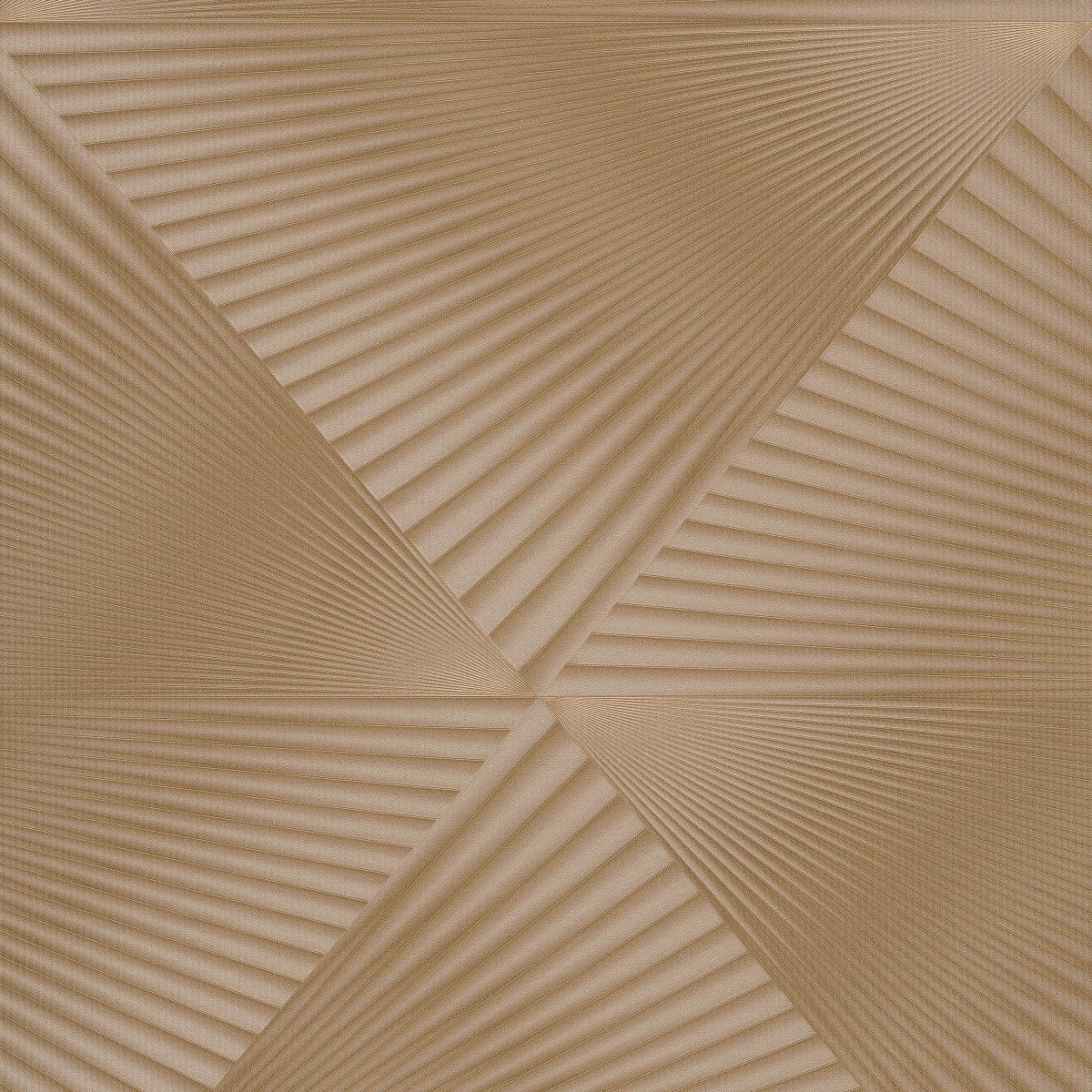 Modernas tapetes ar lielu ģeometrisku rakstu, zeltā krāsā - 3760056 Erismann