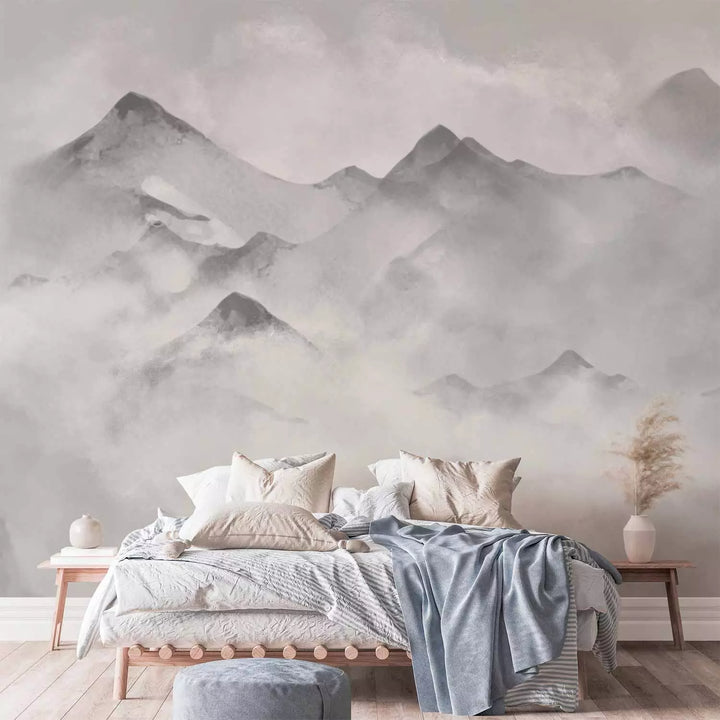 Fototapeet - Talv mägedes (hallid toonid), 138833