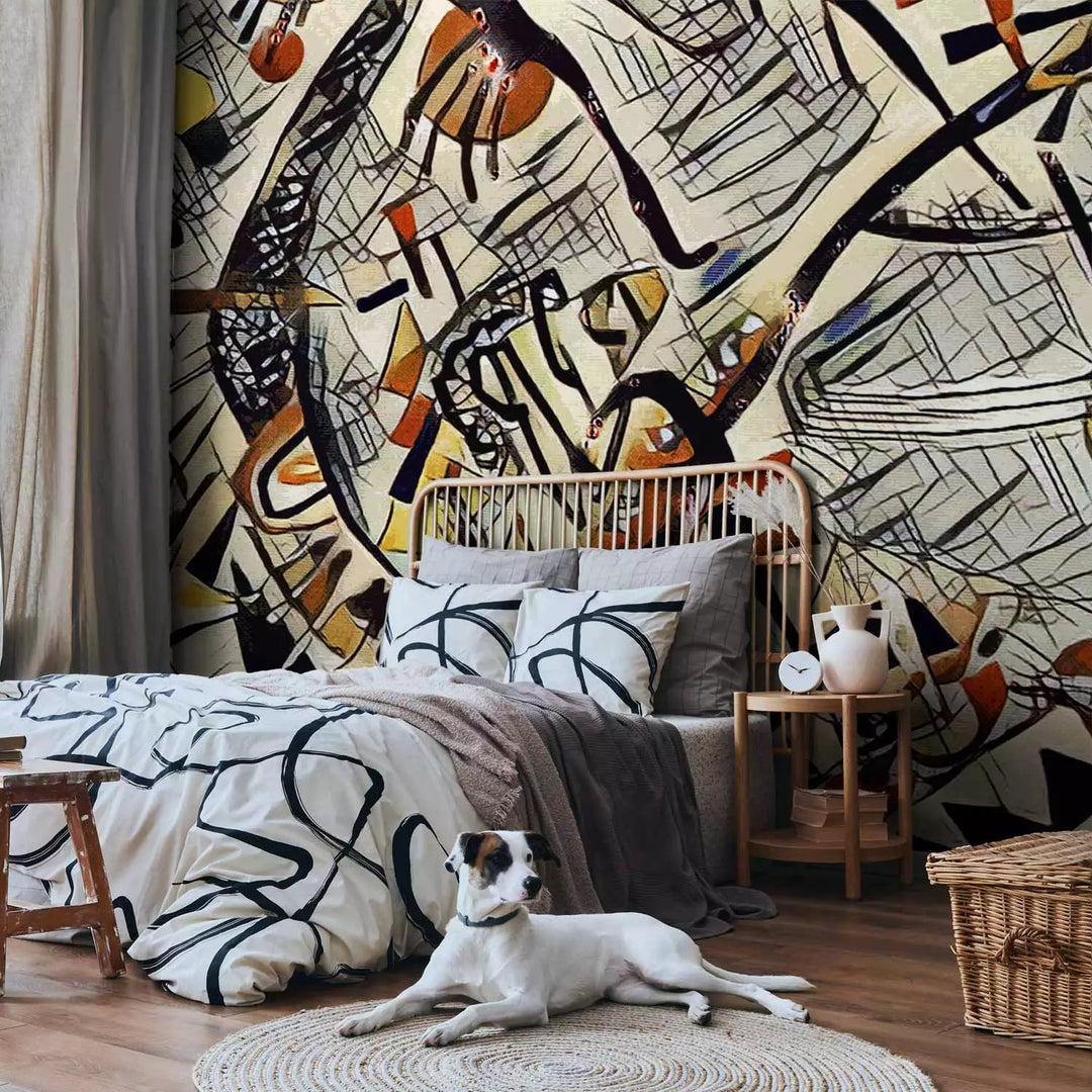 Wall Murals - composition in Vasily Kandinska style, 151026