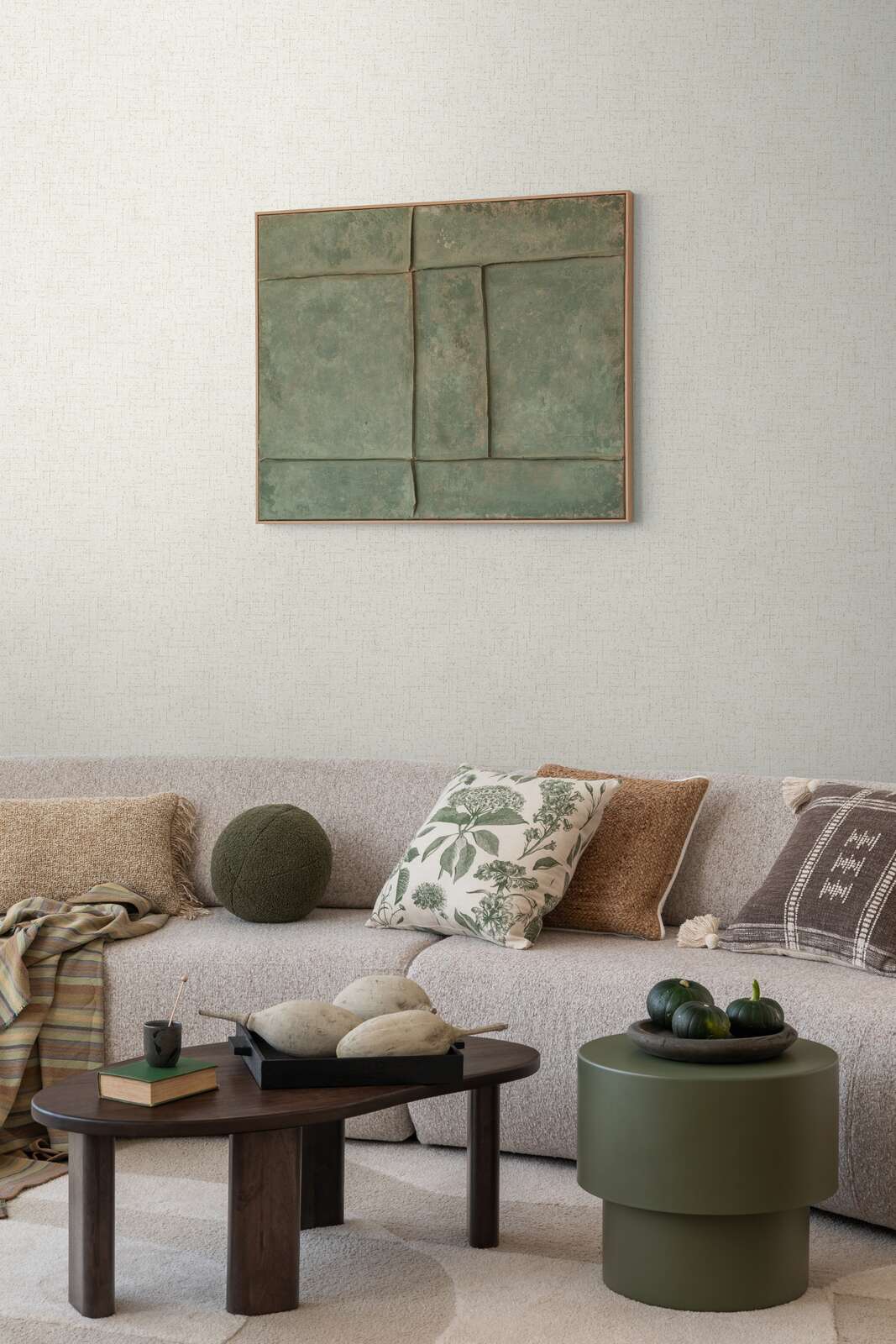 Neaustas tapetes ar elegantu mirdzošu tekstūru siltos gaišos toņos | 3010214 AS Creation