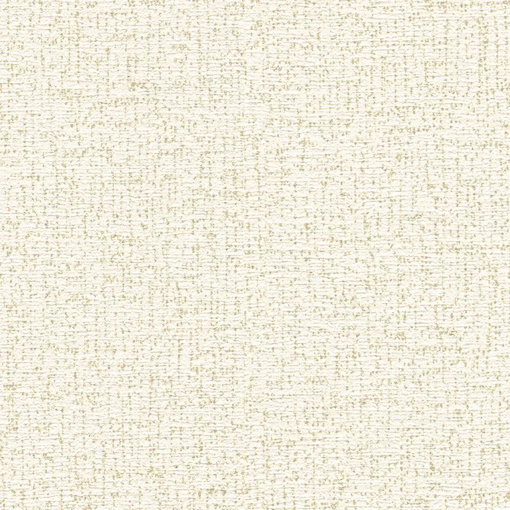 Neaustas tapetes ar maigu virsmas tekstūru | silti baltā, krēmkrāsā, zelta | 3010174 AS Creation