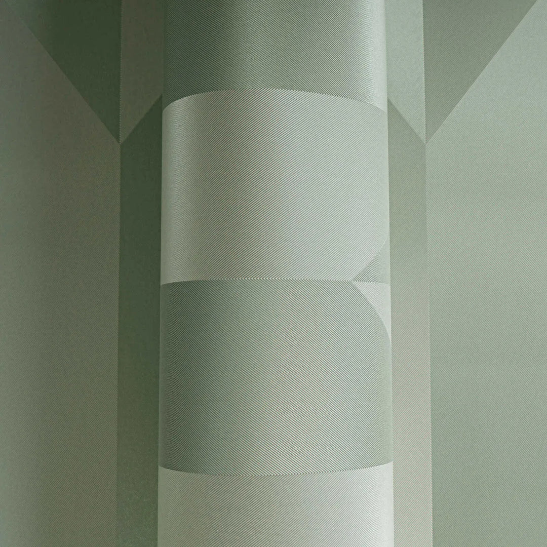 Neaustas tapetes ar mirdzošu dimantu rakstu un stilīgu dziļuma efektu | zaļā | 3010520 AS Creation