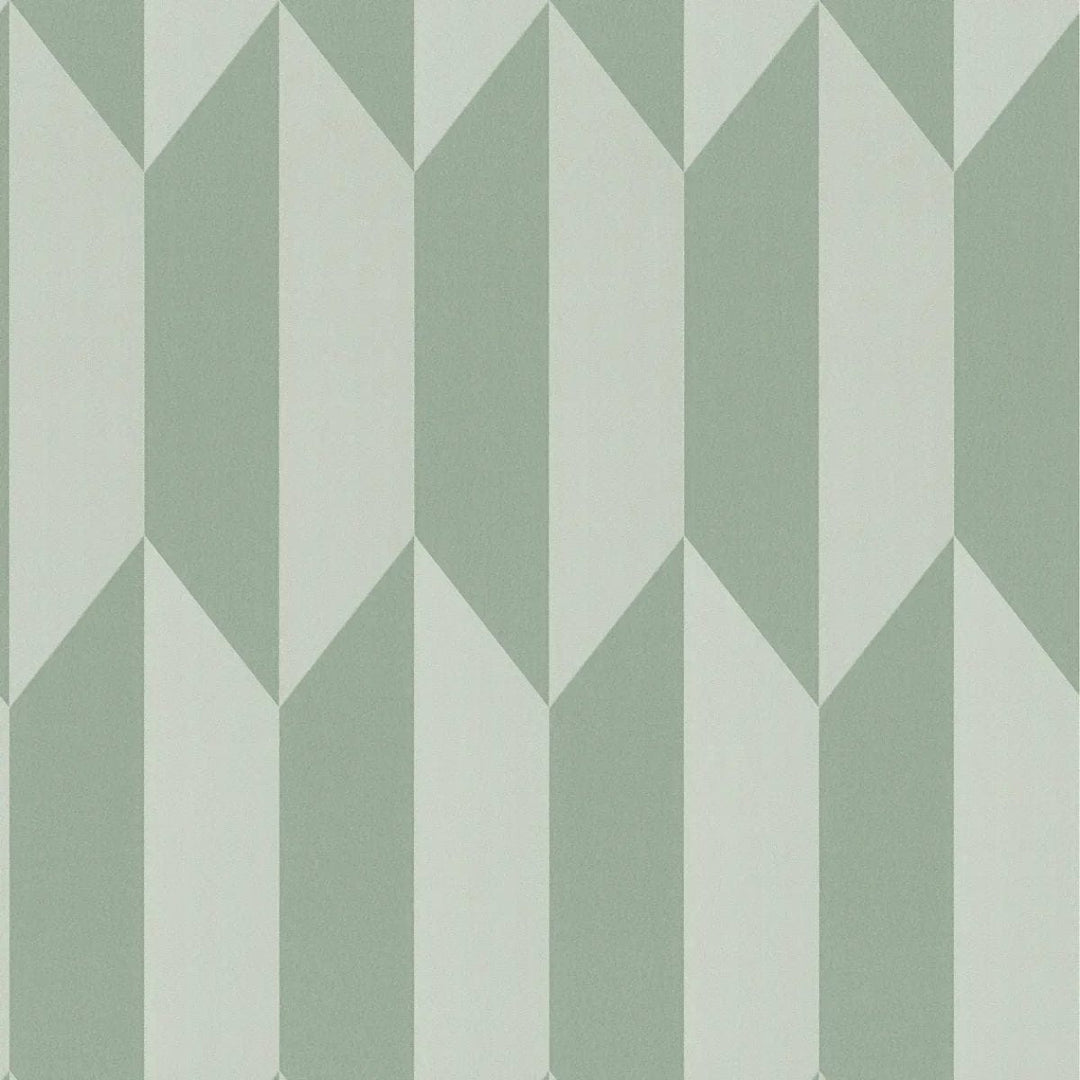 Neaustas tapetes ar mirdzošu dimantu rakstu un stilīgu dziļuma efektu | zaļā | 3010520 AS Creation