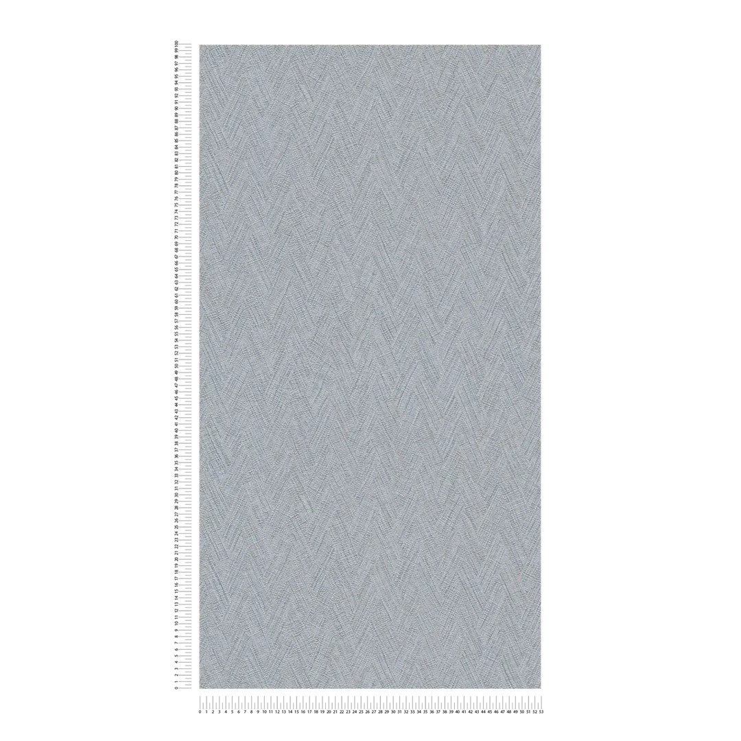 Neaustas tapetes ar smalku zigzaga rakstu tekstila izskatā - 3010615 AS Creation