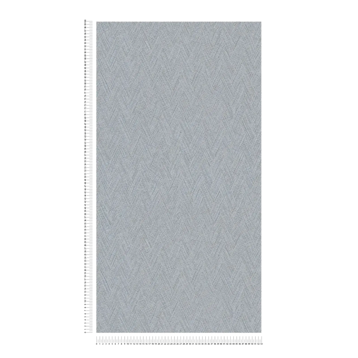 Neaustas tapetes ar smalku zigzaga rakstu tekstila izskatā - 3010615 AS Creation