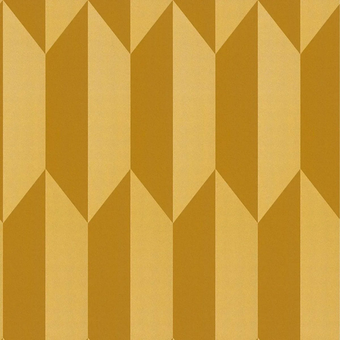 Neaustas tapetes ar spīdīgu retro rakstu košās krāsās – zelta | 3010522 AS Creation