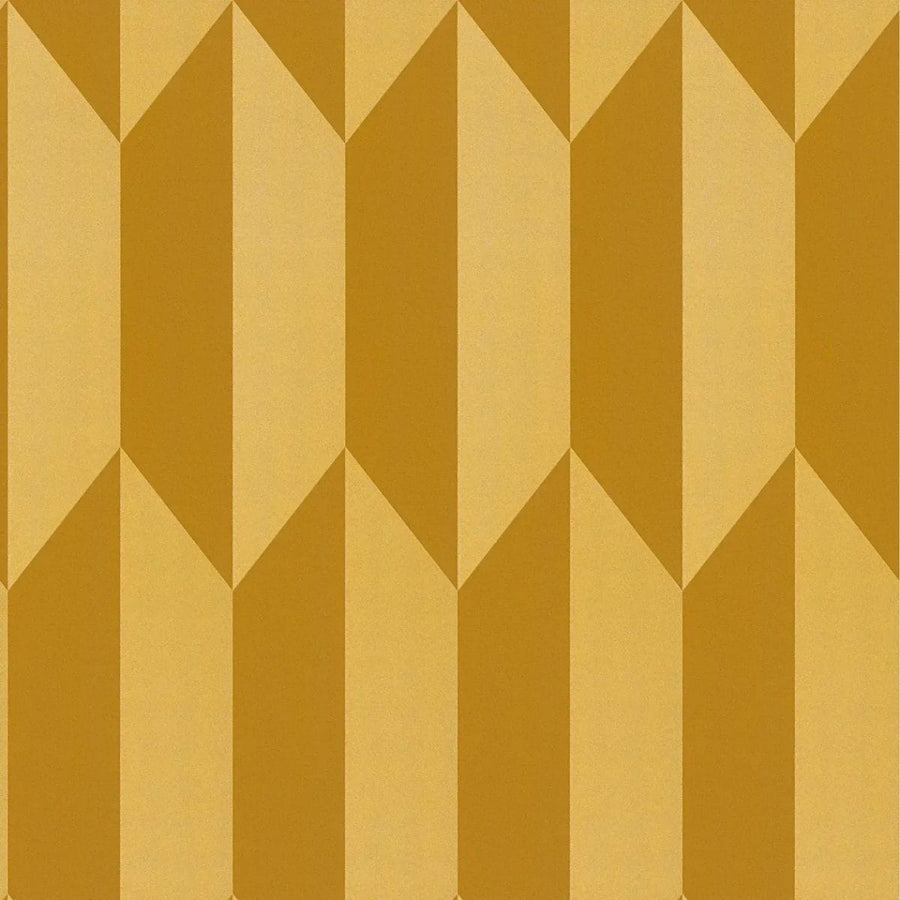 Neaustas tapetes ar spīdīgu retro rakstu košās krāsās – zelta | 3010522 AS Creation