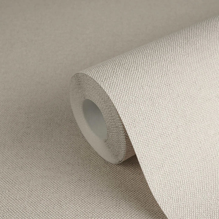 Neaustas tapetes ar tekstila izskatu un vieglu tekstūru – gaiši brūnas - 3010715 AS Creation