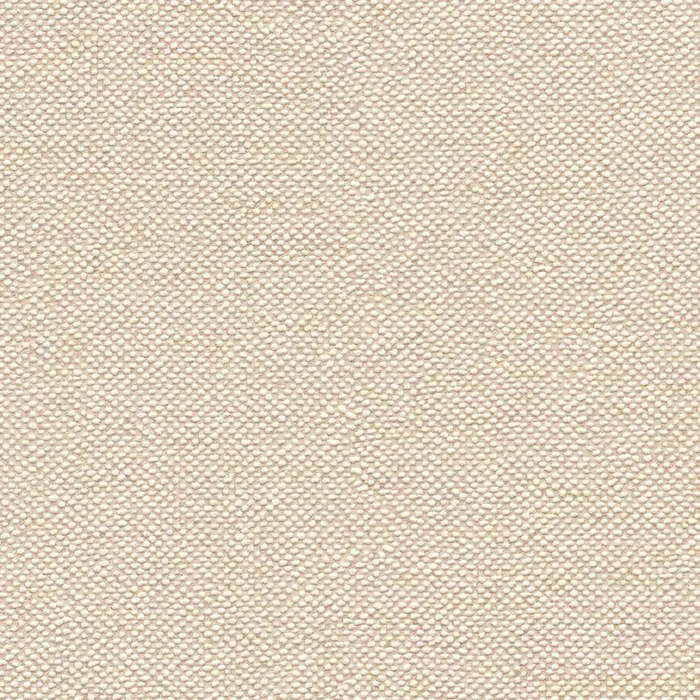 Close-up: beige wallpaper with textile-like surface and embossing. SKU: 3010710, AS Creation.