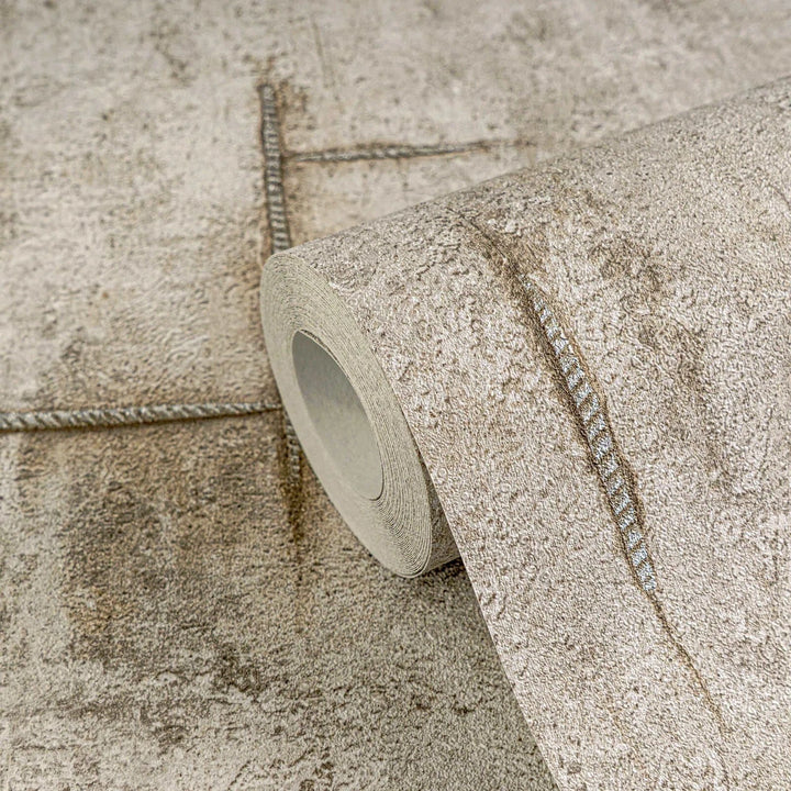 Neaustas tapetes urbāna loft stila izskatā ar dabisku tekstūru | 3010505 AS Creation