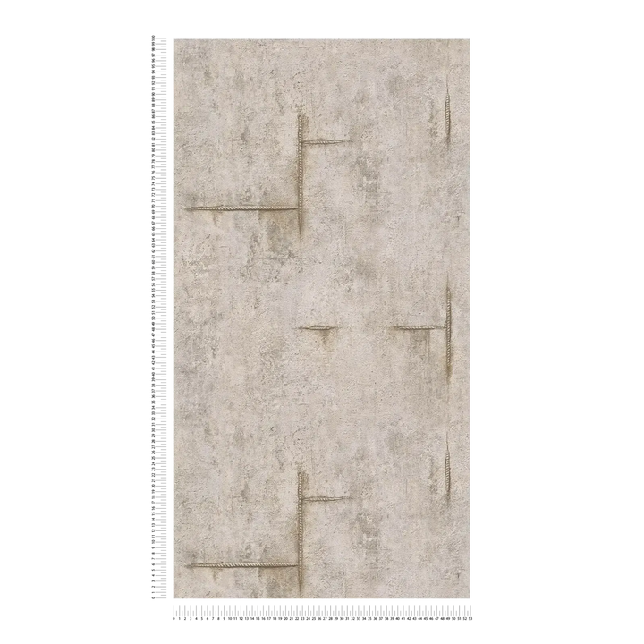 Neaustas tapetes urbāna loft stila izskatā ar dabisku tekstūru | 3010505 AS Creation