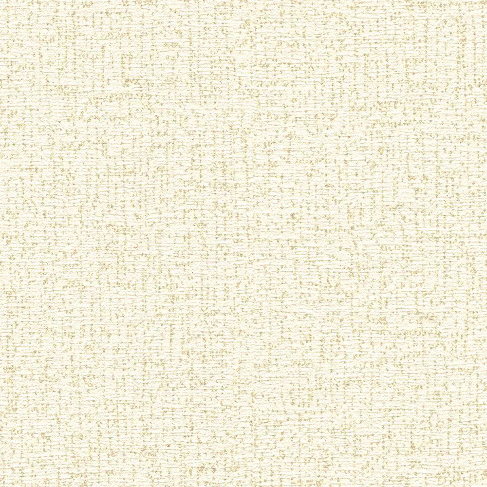 Neaustas vienkrāsainas tapetes ar smalku spīdīgu tekstūru | krēmkrāsa, zelta | 3010173 AS Creation