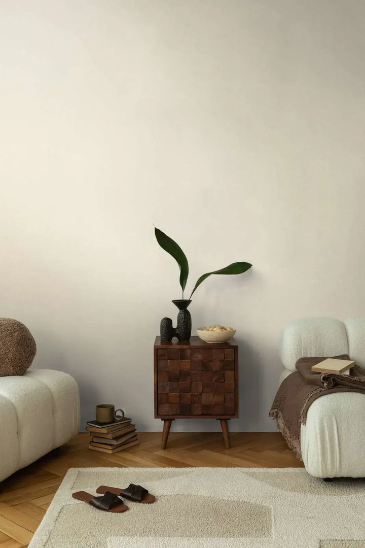 Neaustas vienkrāsainas tapetes ar smalku spīdīgu tekstūru | krēmkrāsa, zelta | 3010173 AS Creation