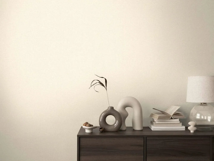 Neaustas vienkrāsainas tapetes ar smalku spīdīgu tekstūru | krēmkrāsa, zelta | 3010173 AS Creation