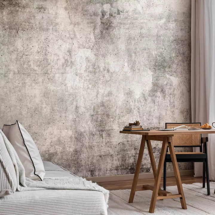 Wall Murals - abstraction in gray shades with concrete texture, 143239